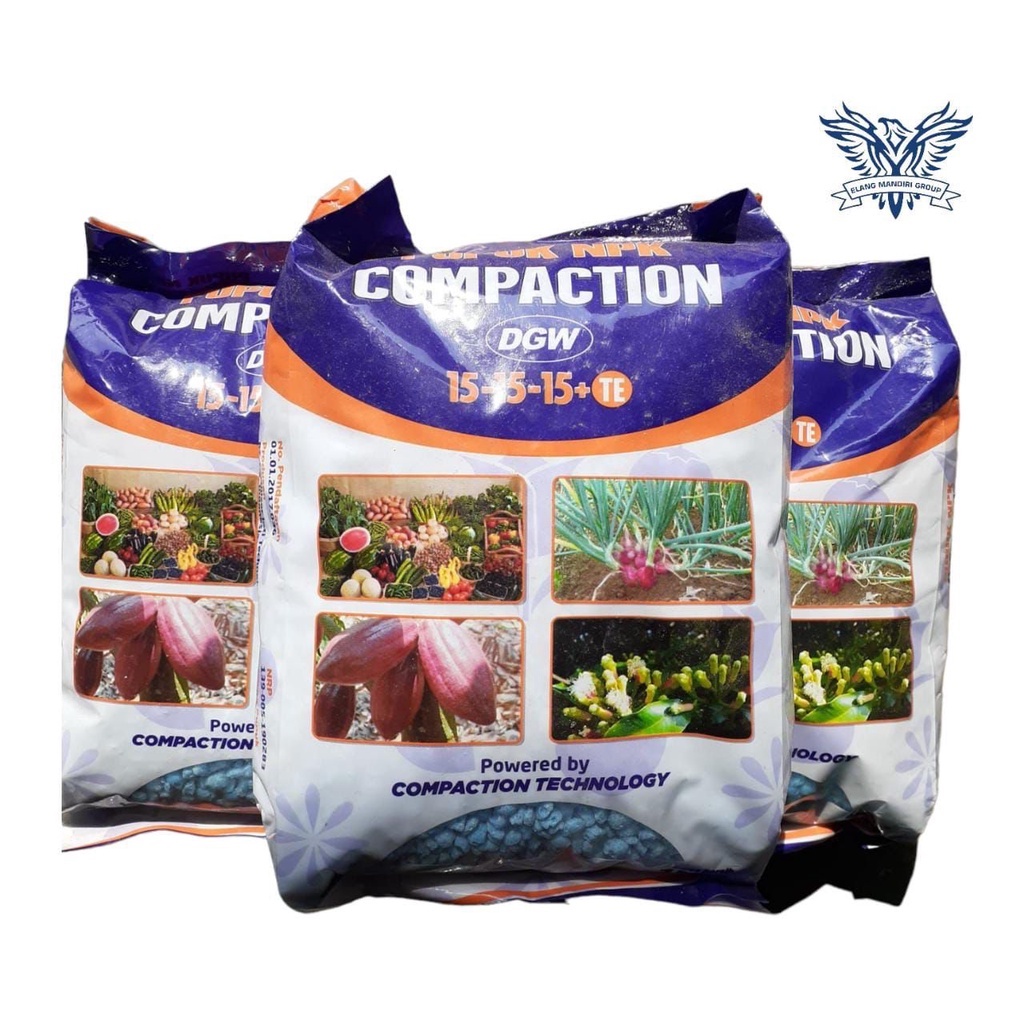 Pupuk NPK 15 15 15 Compaction DGW 15 15 15 + TE 1 Kg