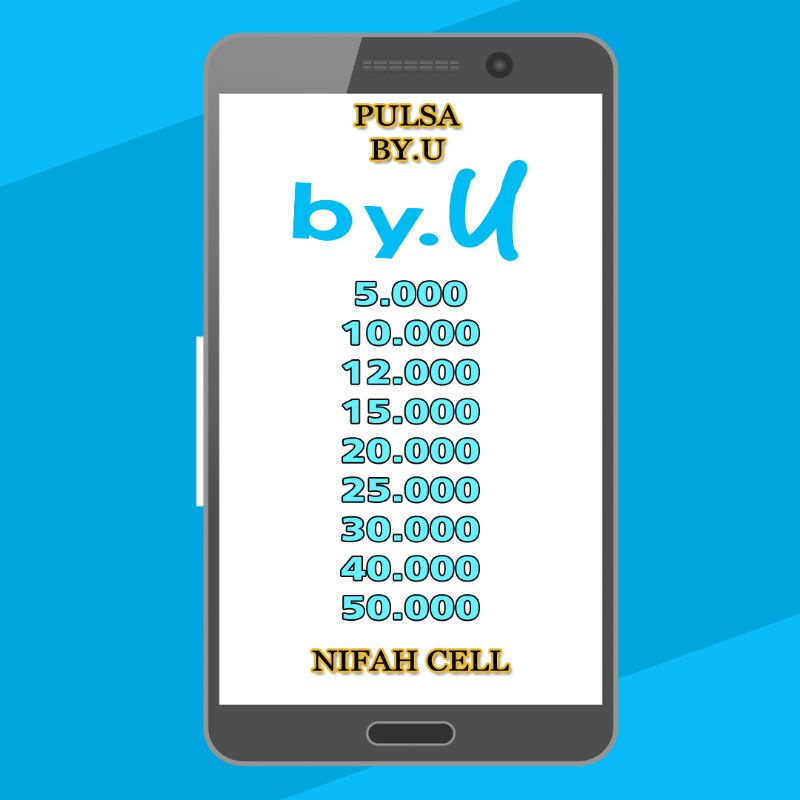 Promo Pulsa Reguler ByU 5rb-50rb Termurah