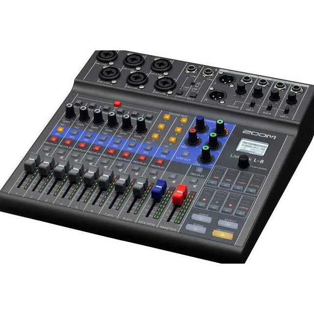 PROMO HARGA MURAH    ZOOM L-8 Livetrak 8 Channel Digital Mixer L8 Audio Interface Mixer