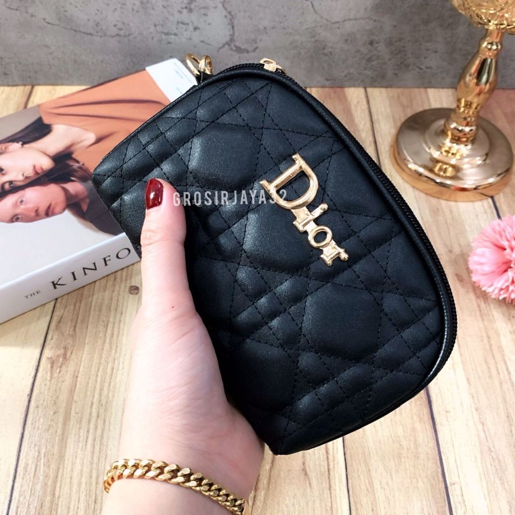 (GROSIRJAYA32) Dompet Dhanisa Res oval dompet serbaguna 2 ruang hp masuk