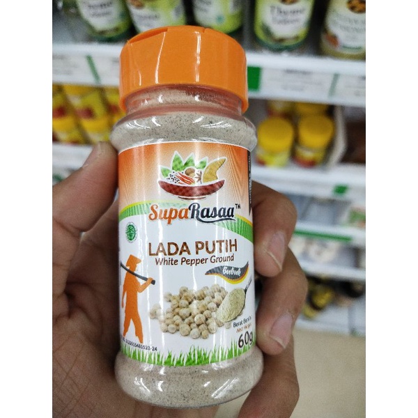

SupaRasaa Lada Putih Bubuk 60gr / White Pepper Ground