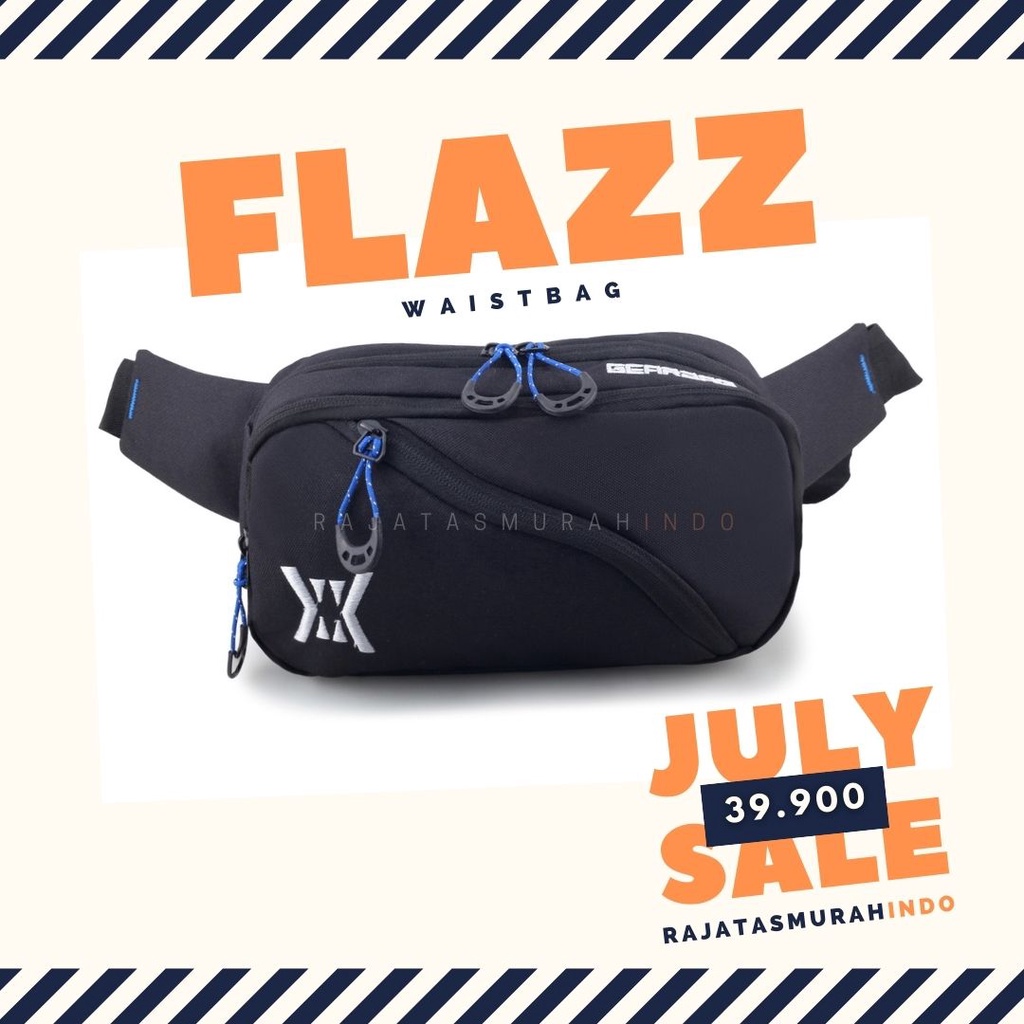 RTM - Tas Selempang Gear Bag X - Flazz  Waistbag WITH EARPHONE HOLE -13084