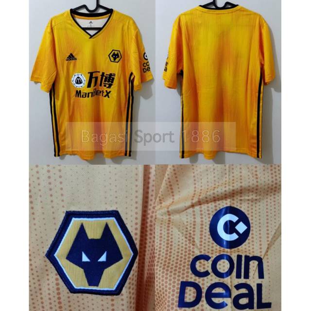 Jersey Baju  Bola  Kit  Wolverhampton Wanderers Wolves Home 