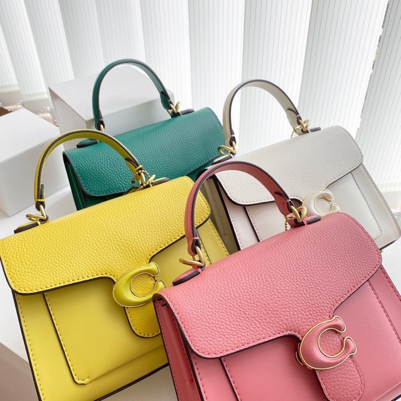 Top handle bag coach