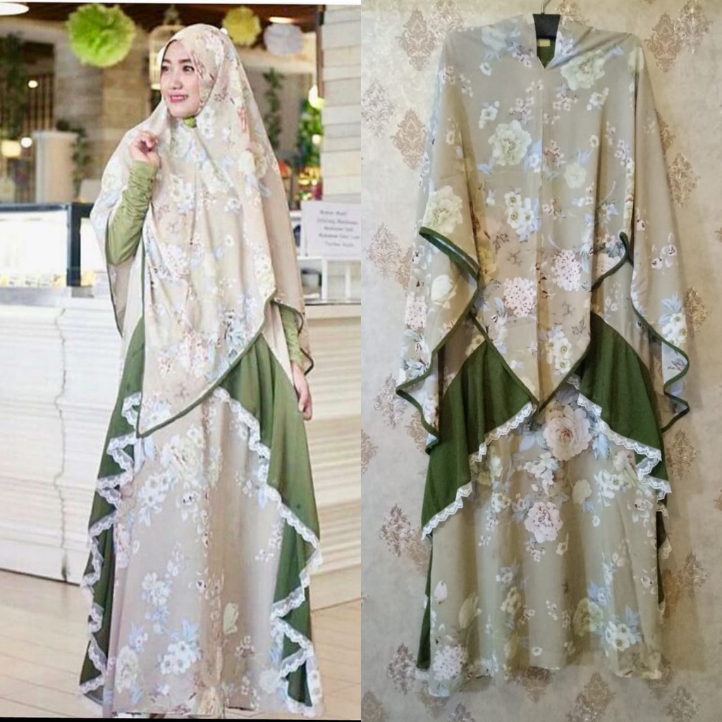 [JAWHARA SYAR'i SALE AKHIR TAHUN] GAMIS SYARI / DRESS SET  PRELOVED FROM OWNER DAN NEW " CALISTA/KIE
