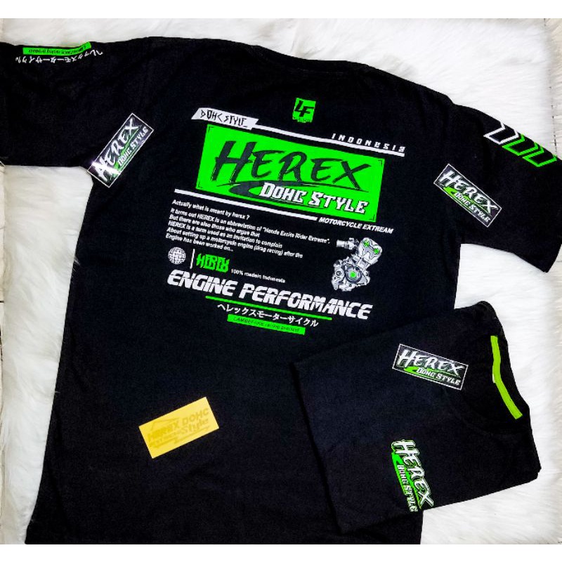 original T-shirt HEREX DOHC STYLE/kaosherex/bajuherex/kaosdohc