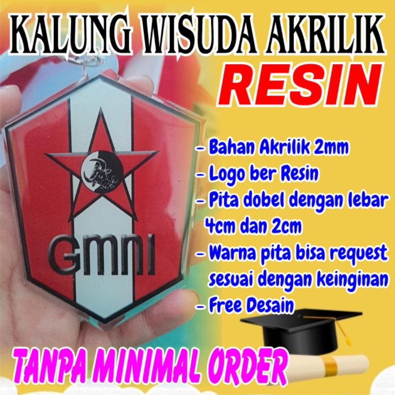 SAMIR / KALUNG WISUDA / MENDALI WISUDA RESIN / MEDALI / GORDON