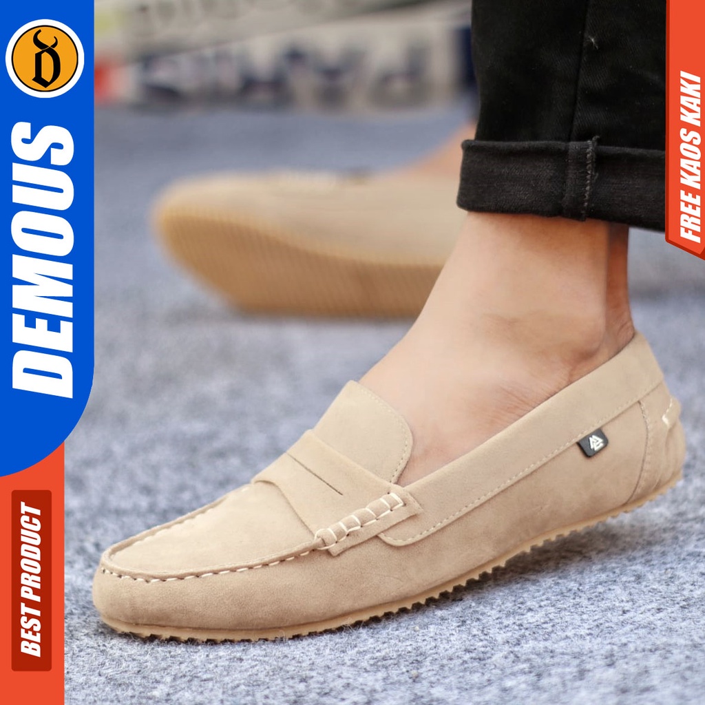 DEMOUS NOAH Sepatu Casual Slip On Pria