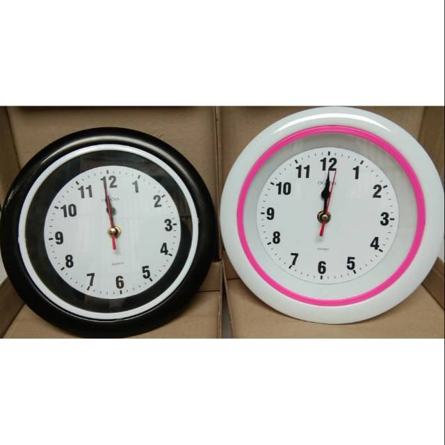 JAM OGANA Mini Diameter 22cm Bisa Dinding Dan Meja