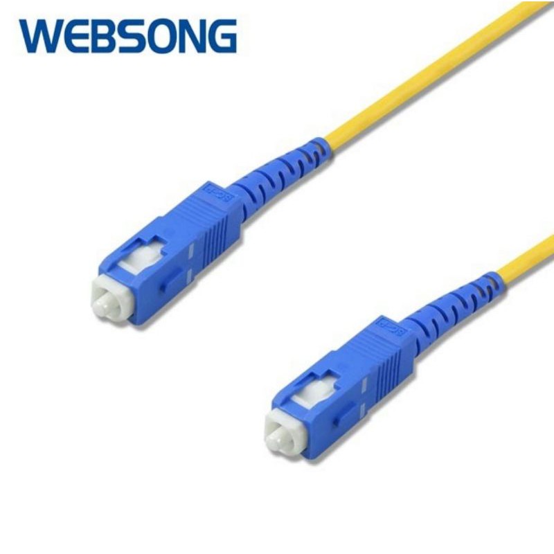 Kabel Fiber Optic Patch Cord SC UPC 1.5M 3M 5M 10M Indihome WEBSONG