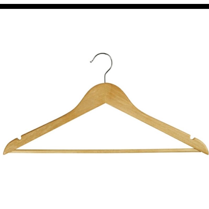 PROMO Hanger Palang//Hanger Natural Palang//Gantungan Kayu palang//Hanger Hijab