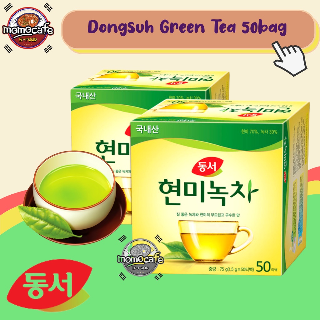

Dongsuh Green Tea 50 Tea Bags - Teh Hijau Korea