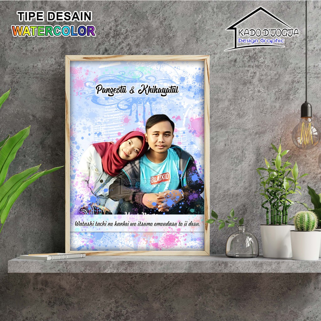 

Desain Watercolor (Softfile/File Aja) Kado Wisuda, Kado Ulang Tahun, Kado Pernikahan