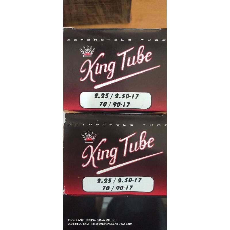 ban dalam motor kingtube 225/250_17(70/90_17)