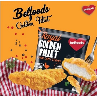 Royal Golden Fillet Belfoods 250gr, Dada Ayam Balut Tepung