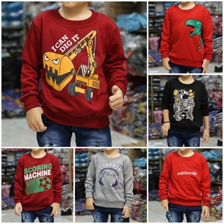 SWEATER TEBAL ANAK  MURAH  LANGSUNG  DARI  PABRIK  MOTIF MOBIL 