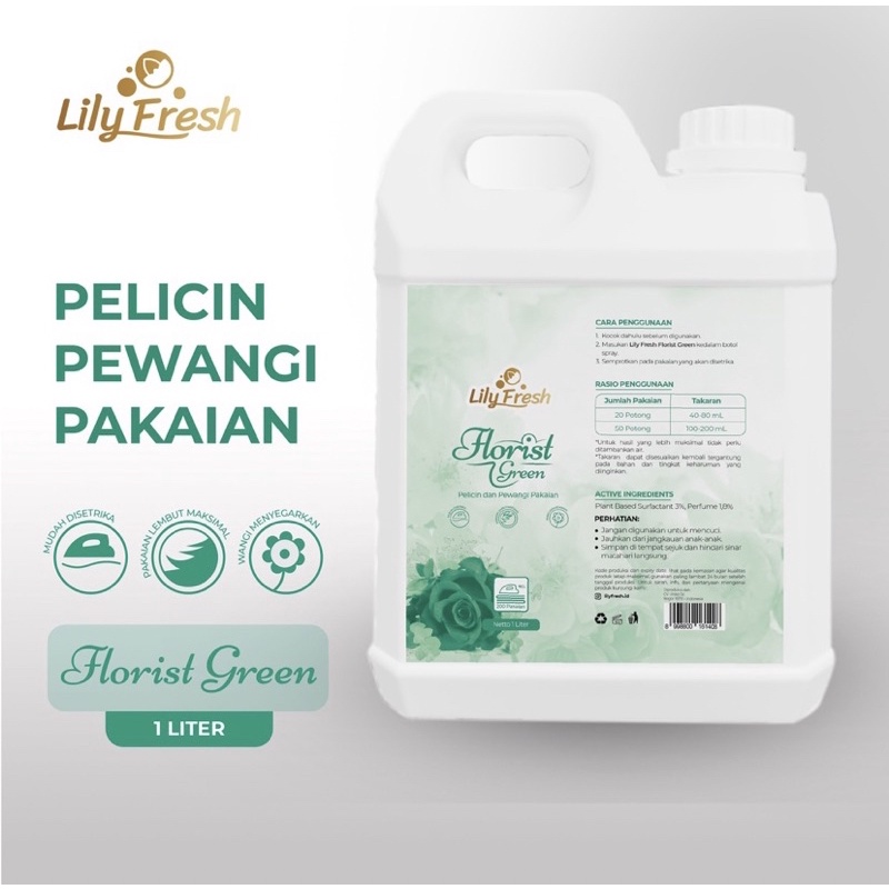 LILY FRESH Pewangi Setrika dan Pelicin Setrika Pakaian Laundry