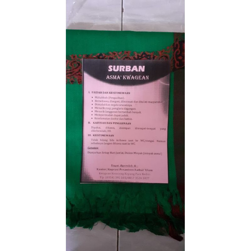 Surban Asmak Kwagean