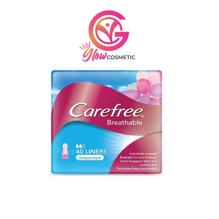 CAREFREE BREATHABLE 40 LINERS UNSCENTED