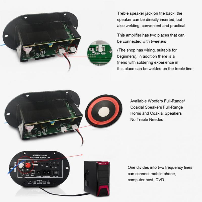 Amplifier Board Audio Bluetooth Subwoofer DIY 35W