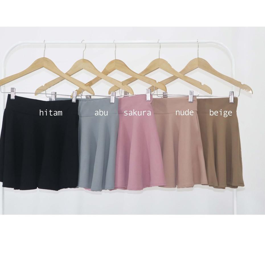 Sale GDY ROK SHORT FLARE KOREA /ROK MINI / ROK RENANG / ROK OLAHRAGA / ROK SEKOLAH / ROK TIKTOK / RO