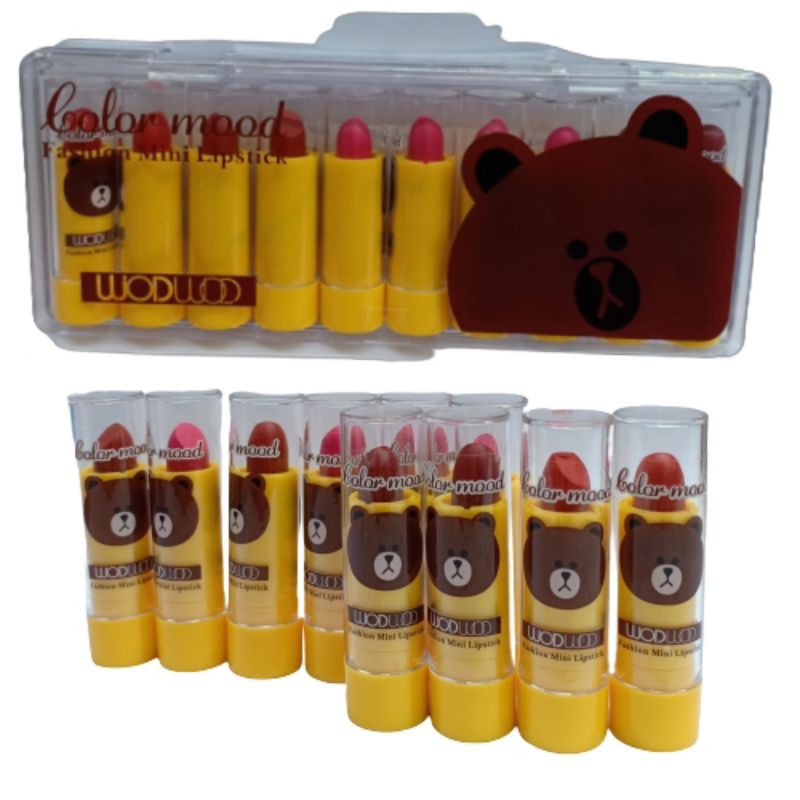 LIPSTICK MINI WOD WOD ISI 10 // kuning