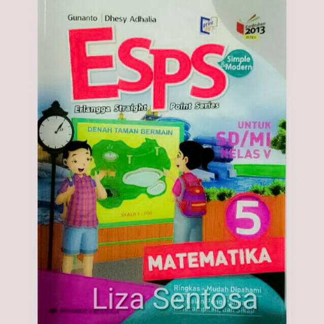 Buku Matematika ESPS Kurikulum K13 Penerbit Erlangga