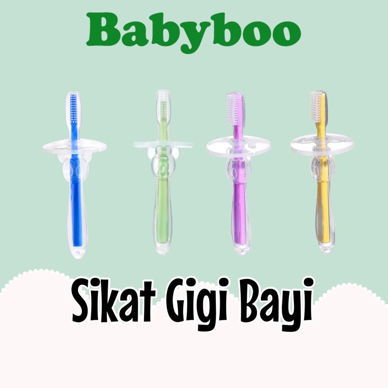 Sikat Gigi Bayi Silicon/Sikat Gigi Anak/Sikat Gigi Pembersih Lidah Bayi