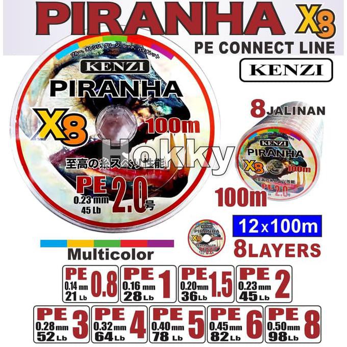 PE KENZI PIRANHA X 8
