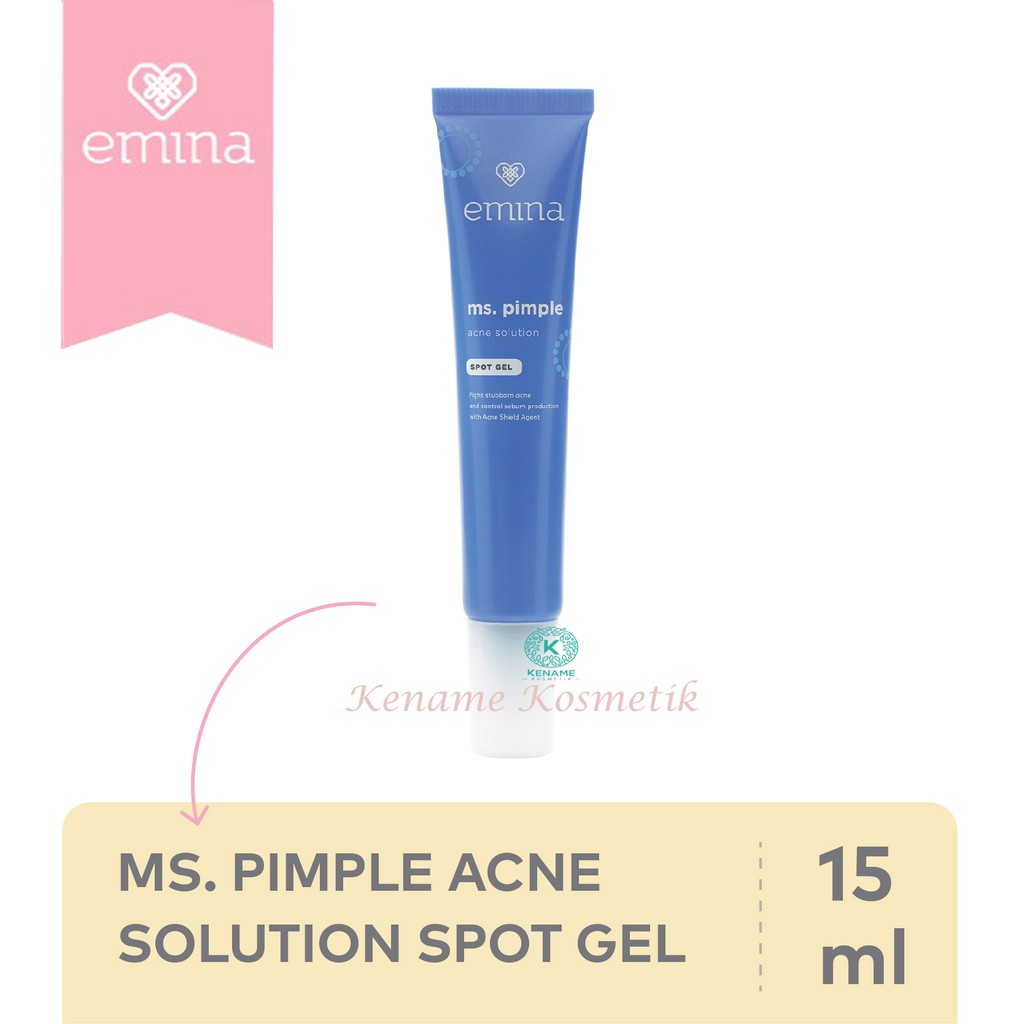 Emina Ms. Pimple Acne Solution Acne Spot Gel Treatment 15 ml - Spot Gel - Salep Jerawat - Perawatan