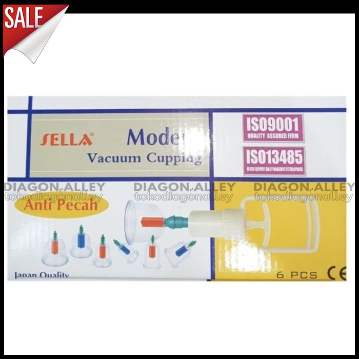 SELLA MODERN VACUUM CUPPING ISI 6 PC ALAT BEKAM KOP ANGIN CUP ALAT KESEHATAN