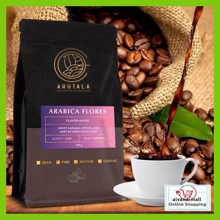 

57Ryr66- Arutala Kopi Flores Bajawa Arabika Arabica Coffee 200 Gram - Biji T7Tfhty-