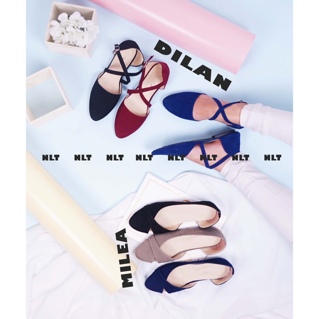 NunuLisaTan - Terbaru Flat Shoes Lucu Casual Korea Balet