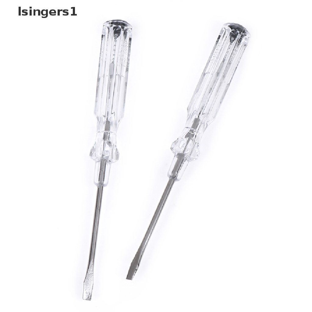 (lsingers1) 2pcs / Set Obeng Tes Pen Uji / Uji / Deteksi Power Listrik