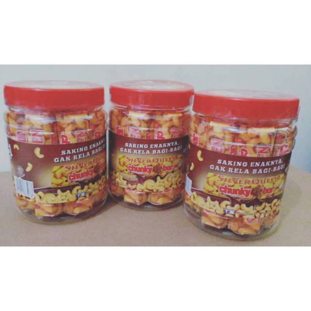 

Coklat Silverqueen Chunky Bar 33gram 12pcs