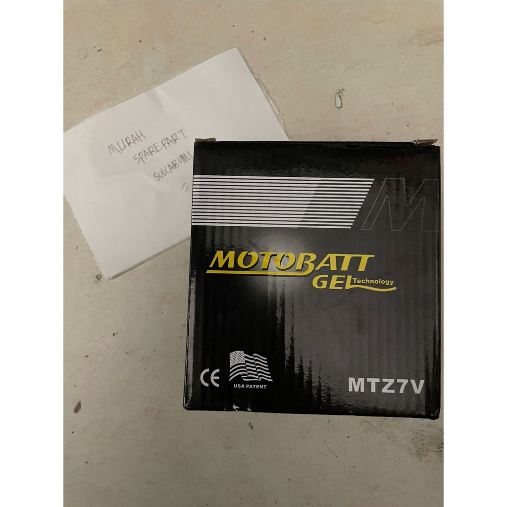 Aki Motor Motobatt MTZ7V PCX150 ADV150 Nmax OLD Aerox155 KLX 150 CB 250 FREEGO