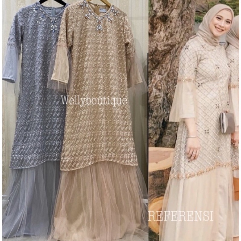 Dress kondangan by Welly Boutique (preloved)