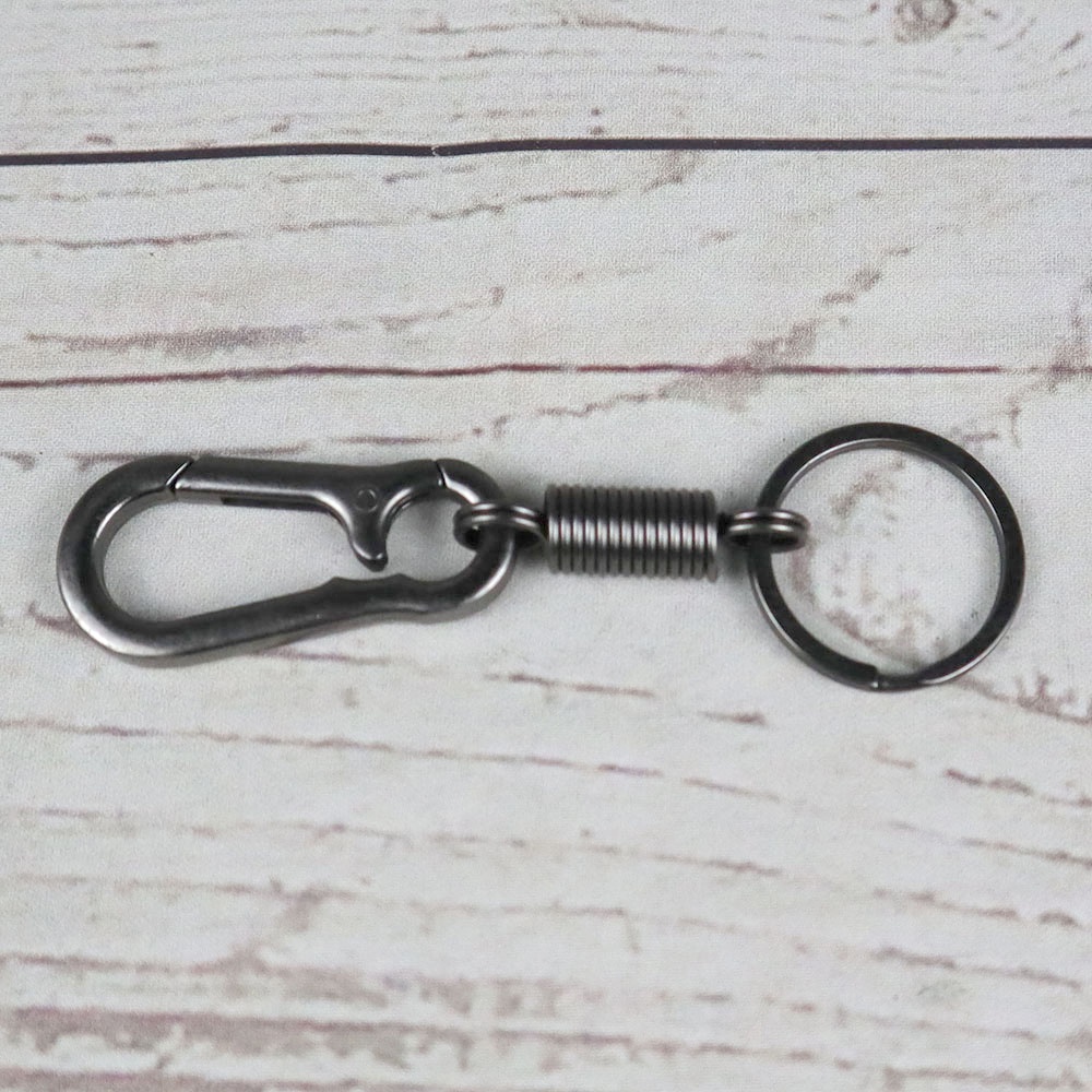 Karabiner + Per Stainless Steel Carabiner - Black