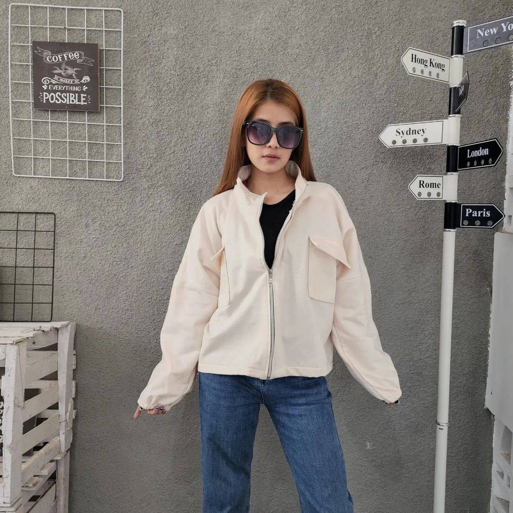 HARUKA ETNIK EMBOSS Sweater Jacket Cardigan Model Outer Fashion Terkini mMotif Timbul OOTD Keren Ala Korean