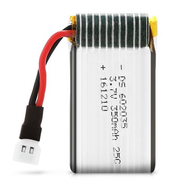 Battery Baterai LiPo 1S 3.7V 350mah RC Drone Blackhawk