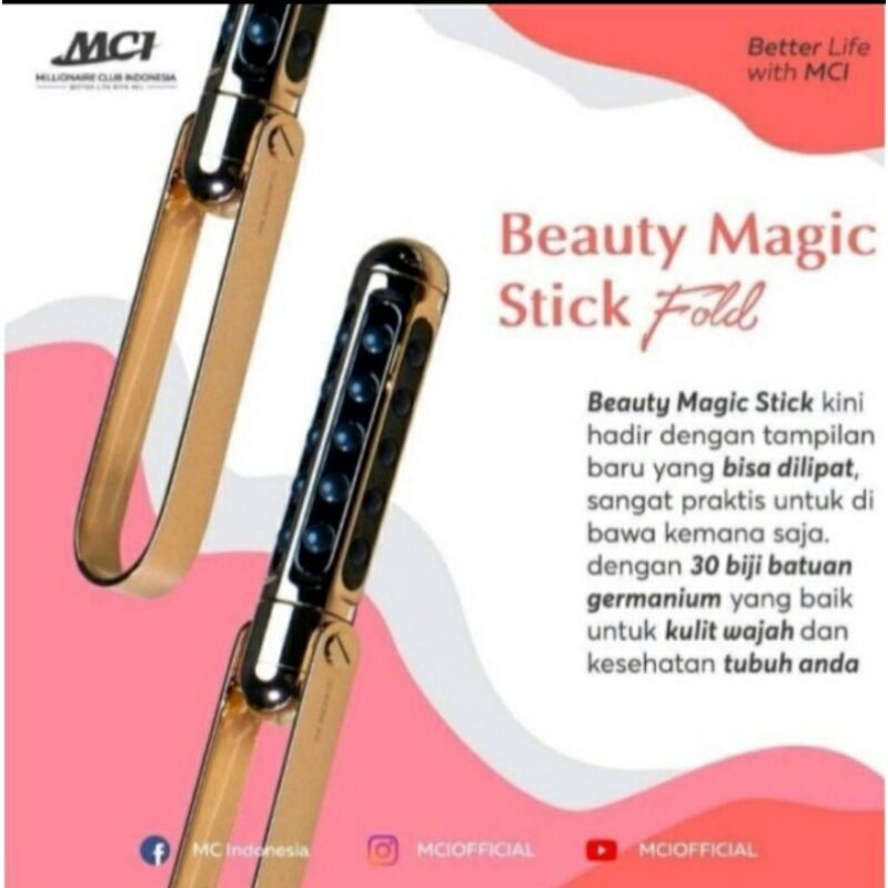 MAGIC STICK FOLD MCI ORIGINAL ROSEGOLD