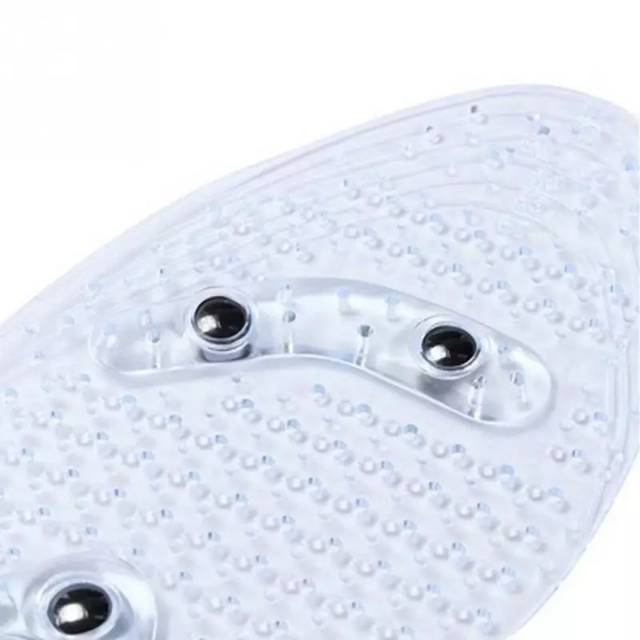 Alas Kaki Sepatu Magnetic Silikon Therapy Transparent Shoe Pad Insole Magnet