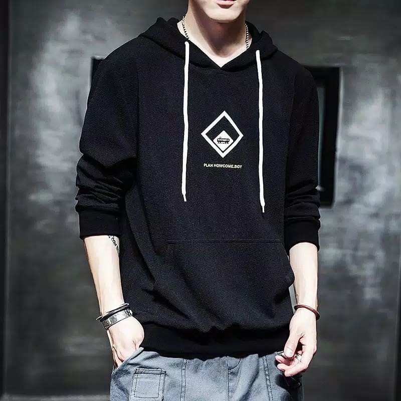  SWEATER  HOODIE PRIA  KOREA  CASUAL PLAN HOWCOMEBOY HOODIE 