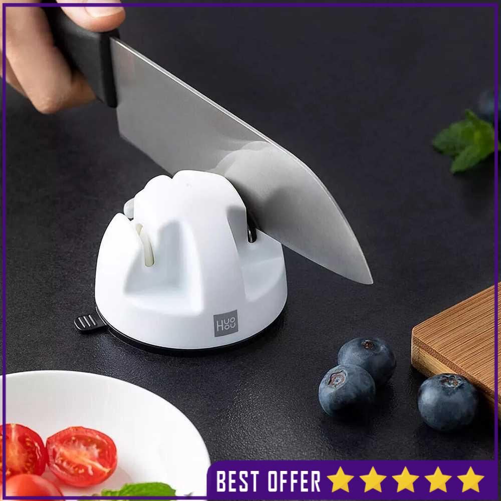 

Pengasah Pisau Knife Sharpener Whetstone 2 Tipe Grinder HU0084 Huohou