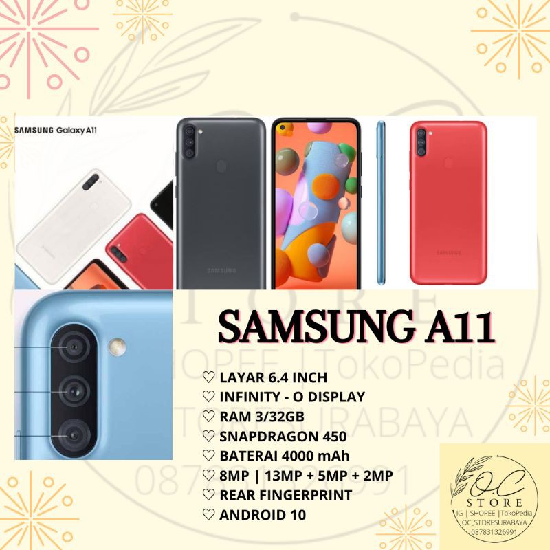 SAMSUNG A11 RAM 3/32