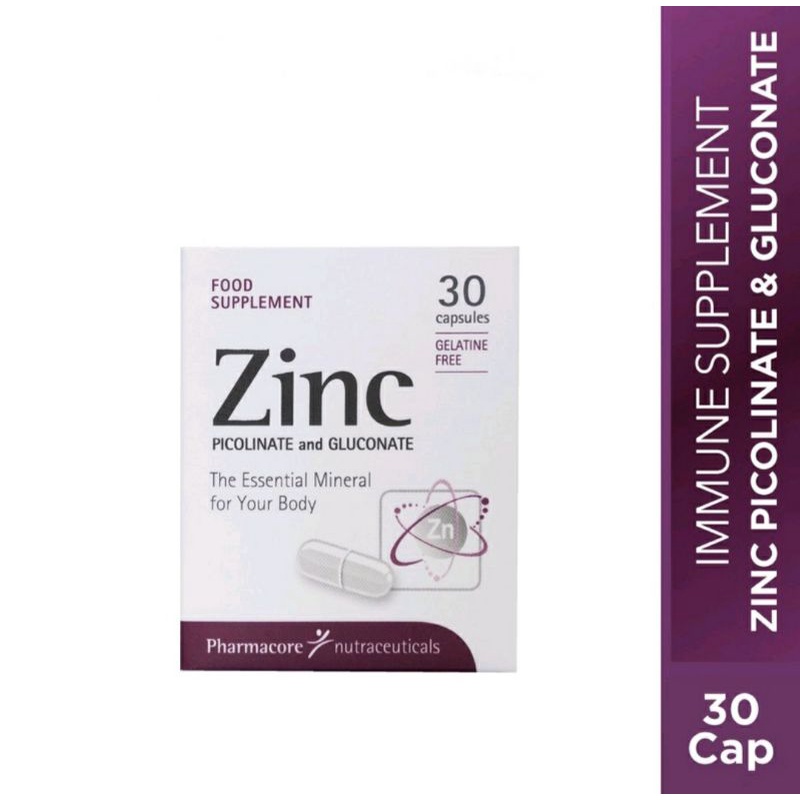 zinc picolinate and gluconate 30 capsules