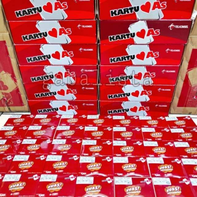 Kartu Perdana Kartu As Telkomsel 4G Pulsa 5k Grosir Eceran