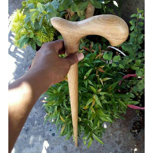 Tongkat jalan model habaib kayu BIDARA ARAB