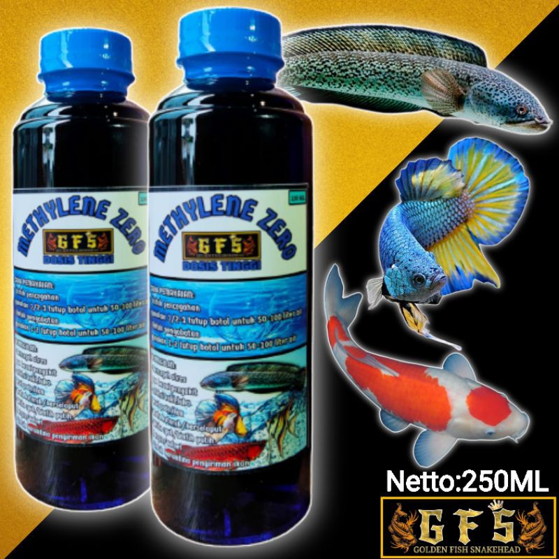 METHYLENE ZERO/Methylene Blue dosis tinggi 250ml