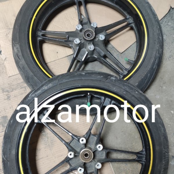 velg yamaha vixion new original velg pelek pelk vixion double disk original
